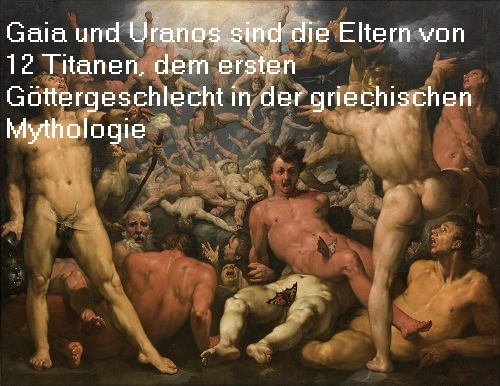 Gaia und Uranos: Liste der gemeinsamen Nachkommen