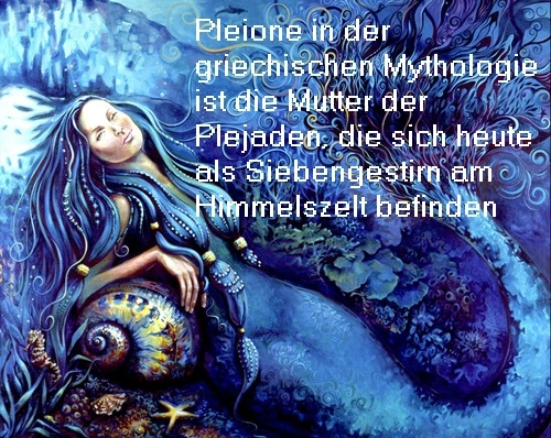 Pleione, Mutter der sieben Plejaden