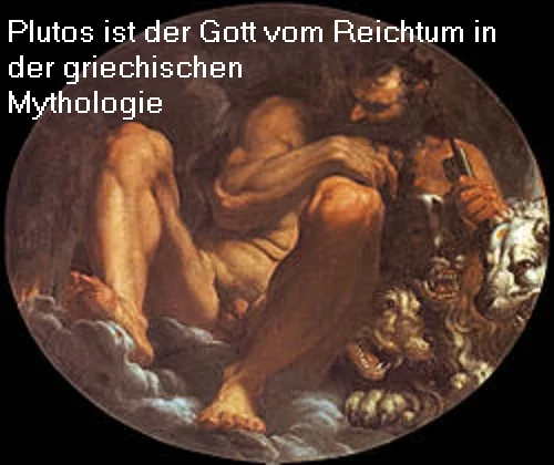 Plutos, Gott vom Reichtum